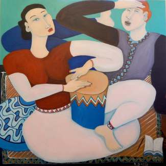 Intensity acrylic  Bea Garth LR