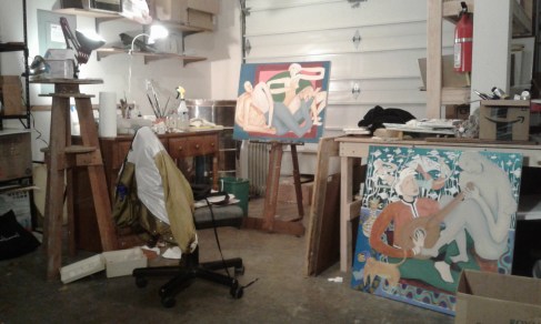 Bea Garth Art Studio photo by Bea Garth copyright 2016